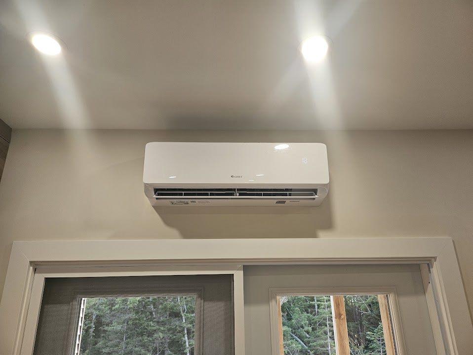Ductless heat pump install