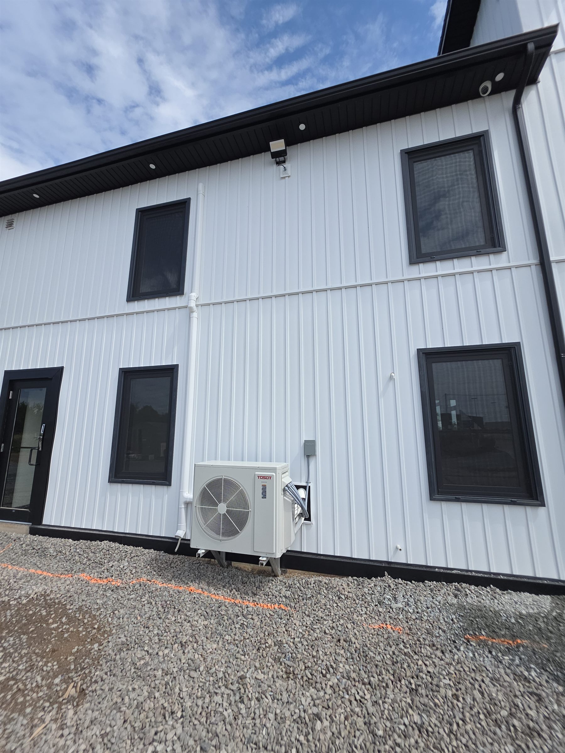 Ductless heat pump install