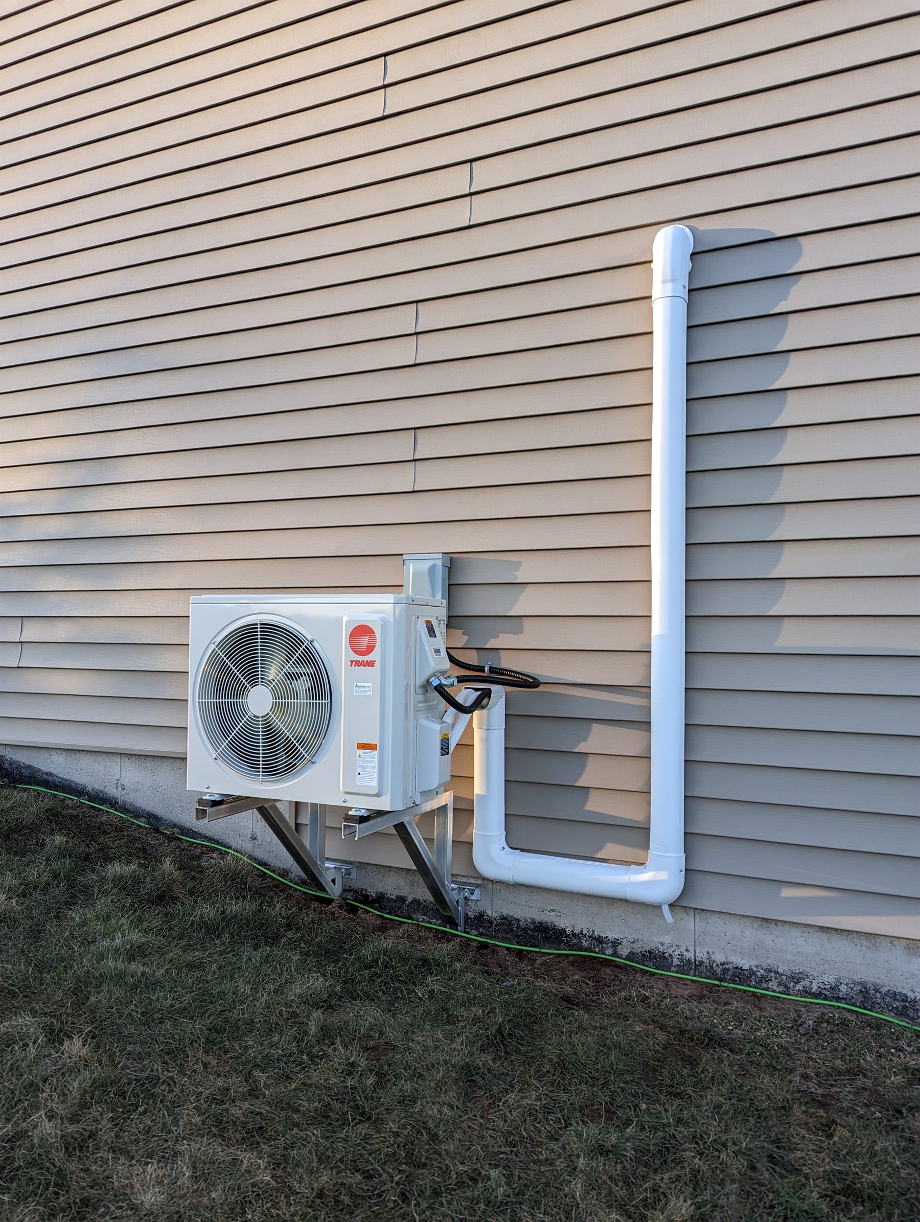 Ductless heat pump install